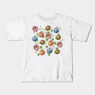 PUMPKINS WATERCOLOR Kids T-Shirt